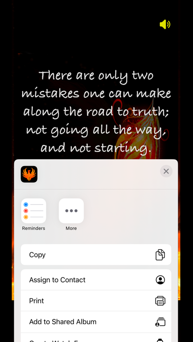 Phoenix Wisdom Quotes Screenshot
