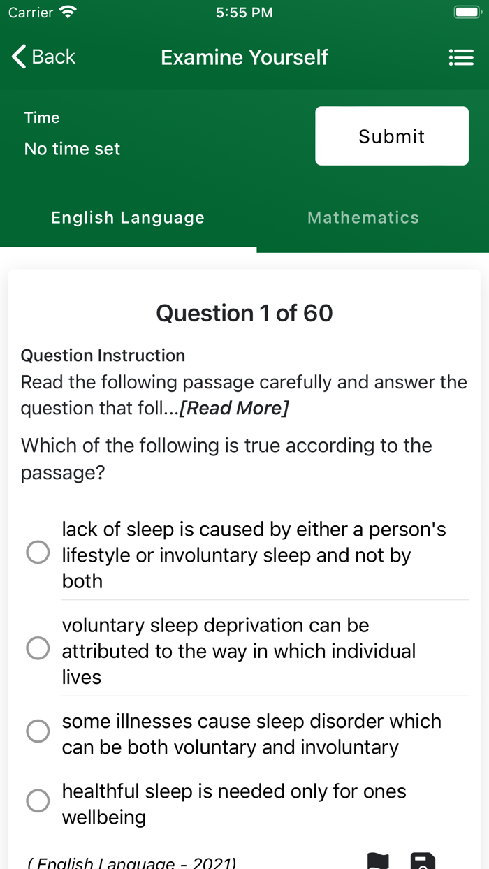 JAMB CBT PRACTICE - LFX