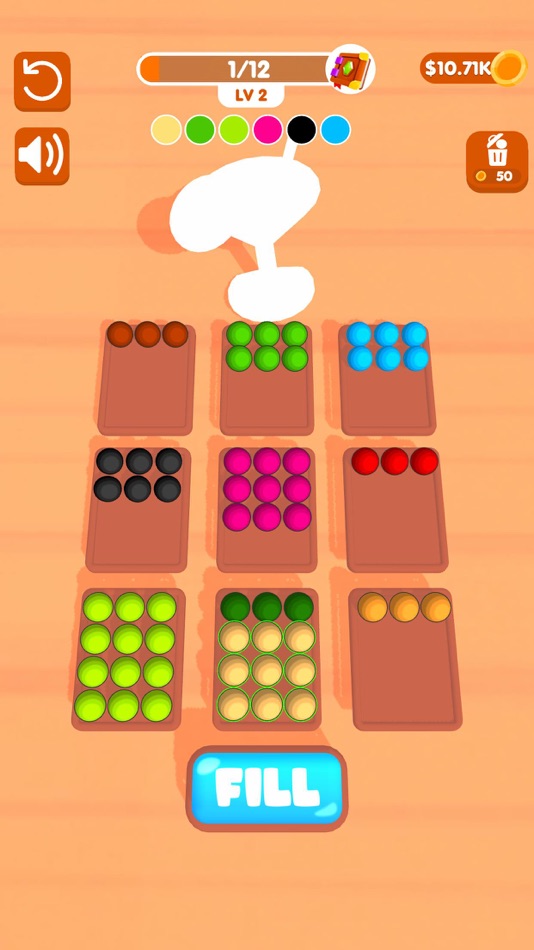 #2. Paint Sort (iOS) 由: Virtual Projects Oyun Yazilim Ve Teknoloji