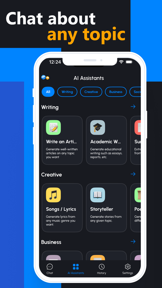 #3. AI Chat 4.0 : AI Chatbot (iOS) 由: Vivek Vasoya