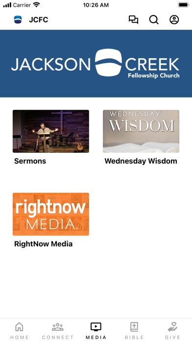 Jackson Creek Fellowship Screenshot