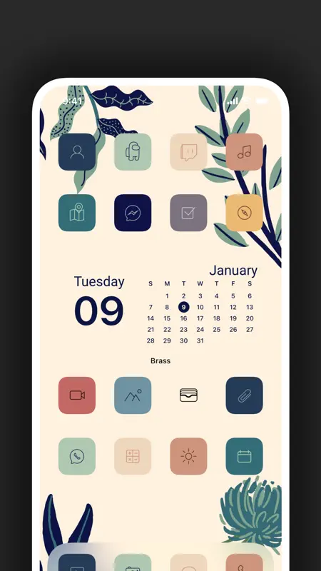 Brass - Icon Themes & Widgets screenshot 8 of 10