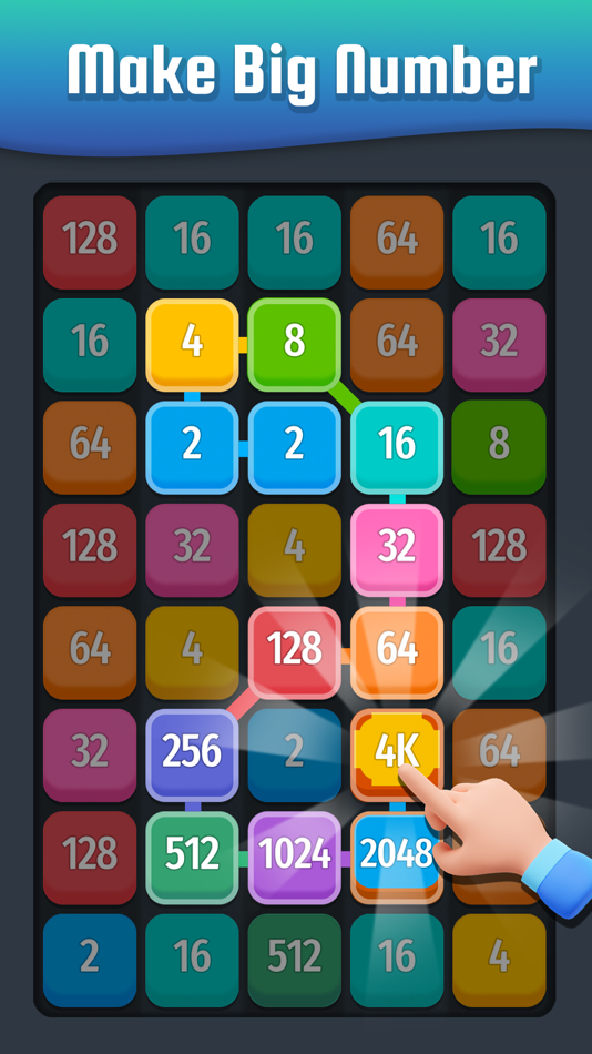 #3. Number Connect - Link 2048 (iOS) 由: UNIT5