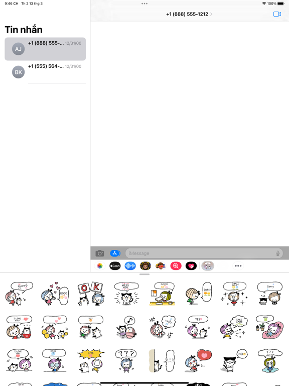 Screenshot #5 pour Pretty Girl 2 Stickers pack