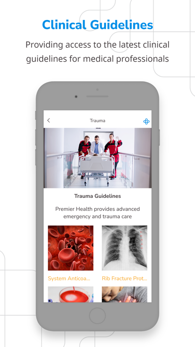 Premier Health Trauma System Screenshot