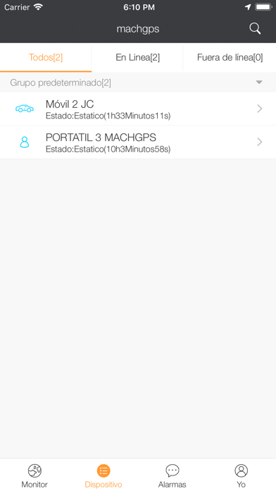 Machala GPS Screenshot