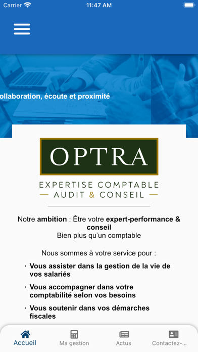OPTRA Expertise-Comptable Screenshot
