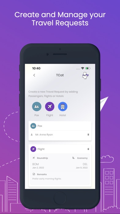 TCat - Business Travel Screenshot