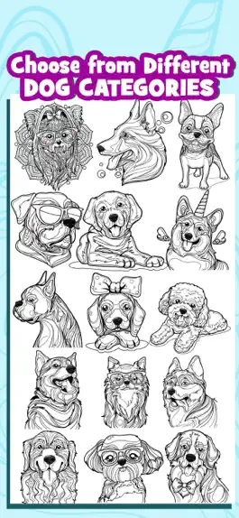 Game screenshot Dog Colouring Book for Adults hack
