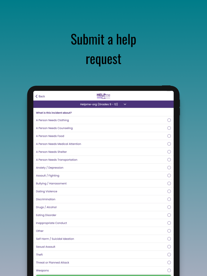 HELPme - Support and Resources