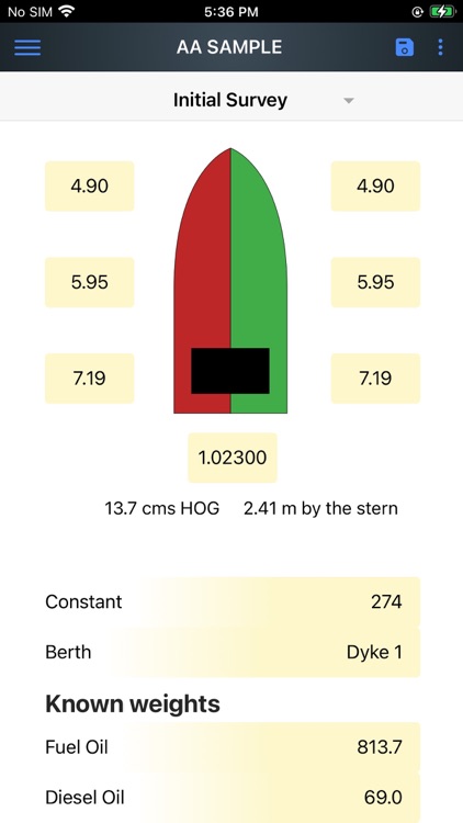 CargoMax - Draught Survey Pro