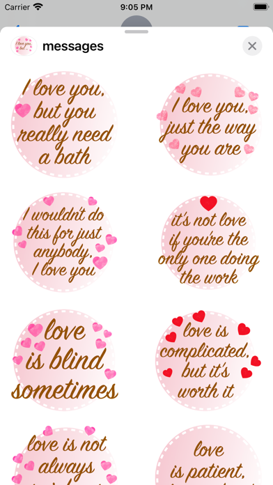 messages of the heart Screenshot