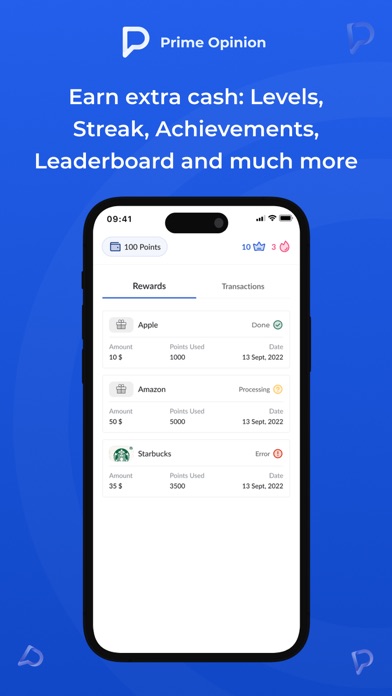 Prime Opinion: Survey for Cash Screenshot