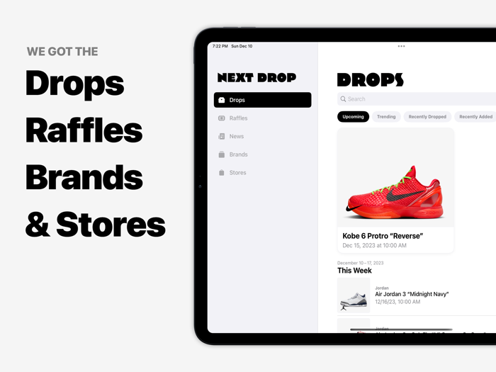 Next Drop – Sneaker Releases