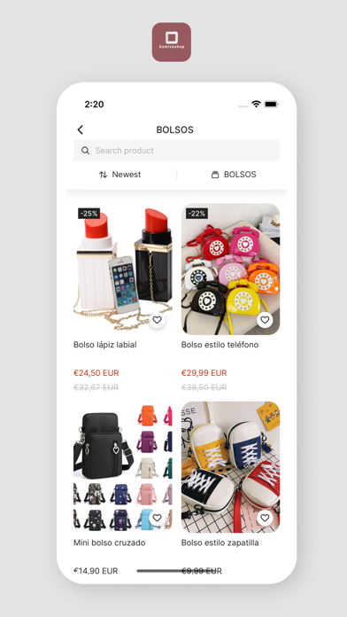 Kamivashop Screenshot
