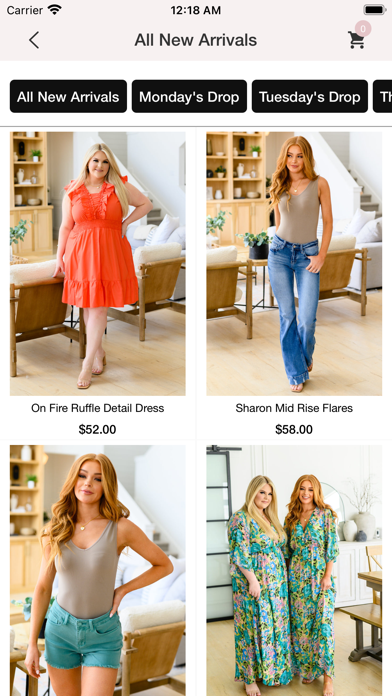 Patti Rose Boutique Screenshot
