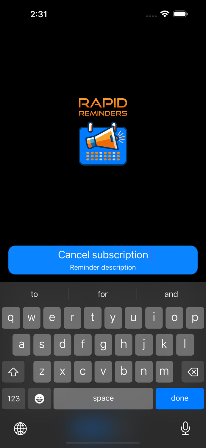 Rapid Reminders - Fast  Easy