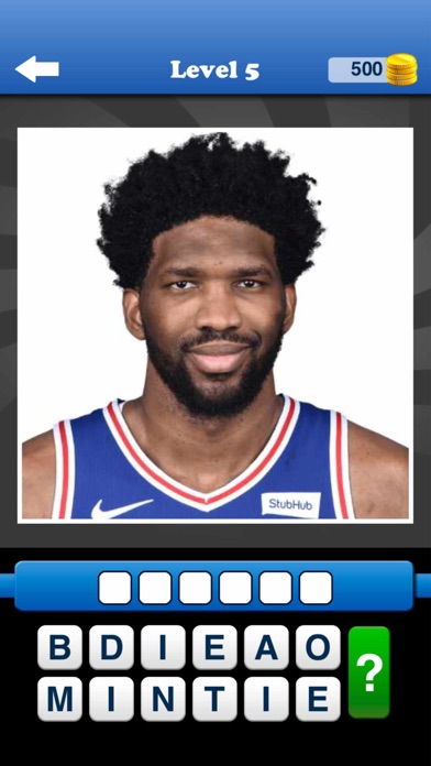Whos the Player Basketball App Screenshot