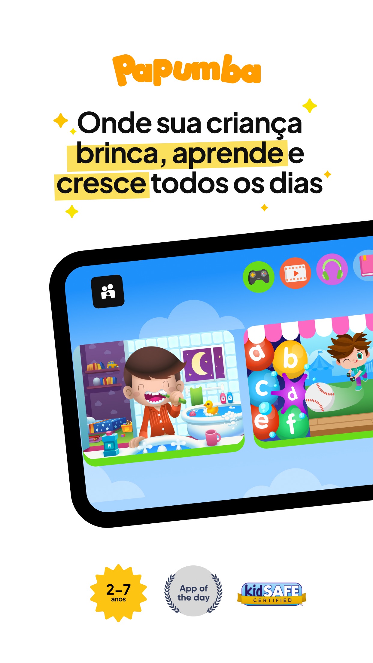 Screenshot do app Papumba: Jogos Crianças 2-7