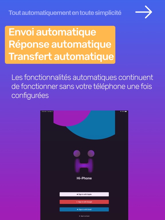 Screenshot #4 pour Hi-Phone SIMless Softphone