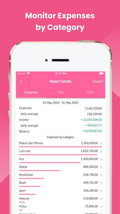 Sepran: Expense Manager Screenshot