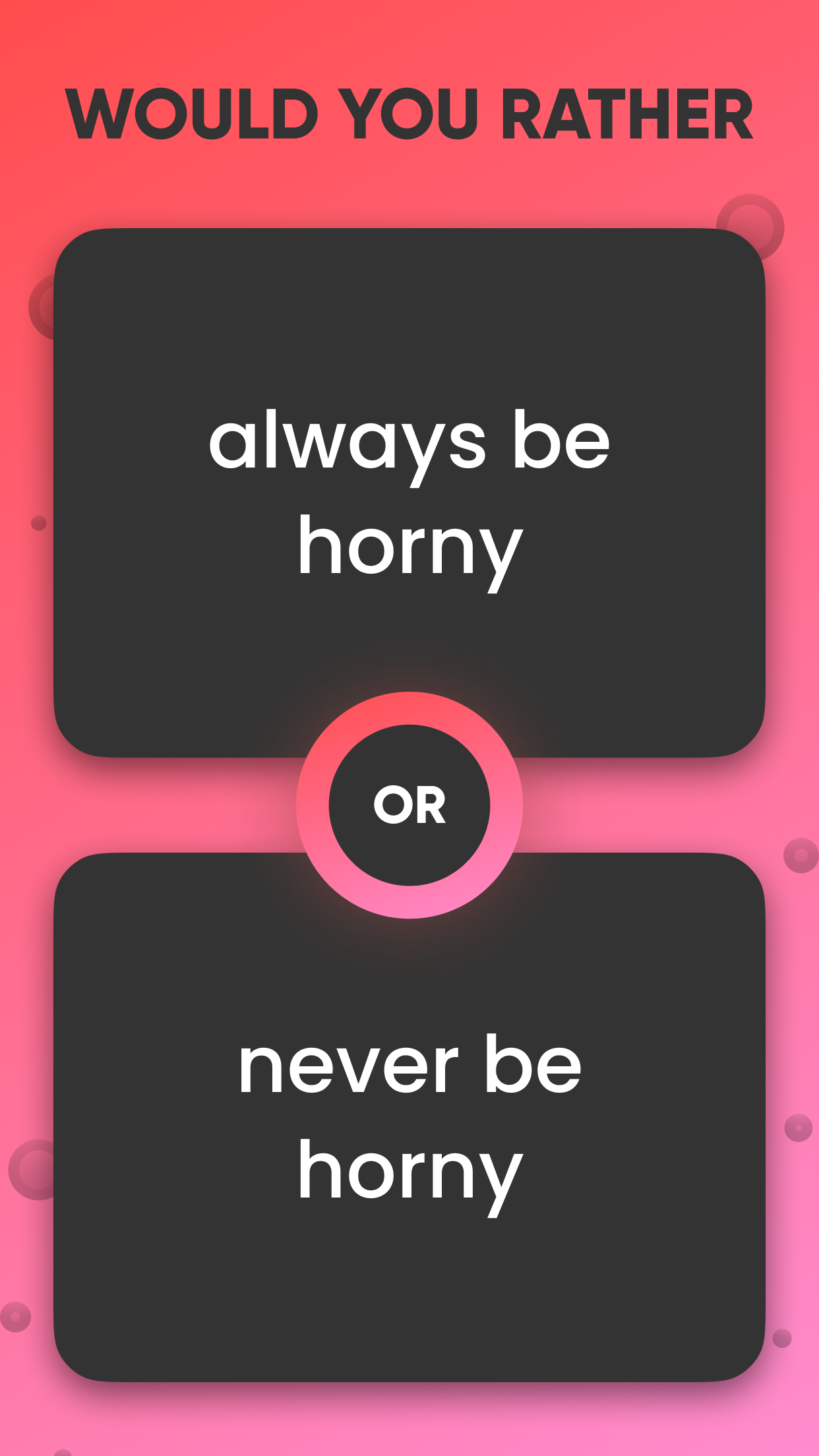 Would You Rather? Adult screenshot 1