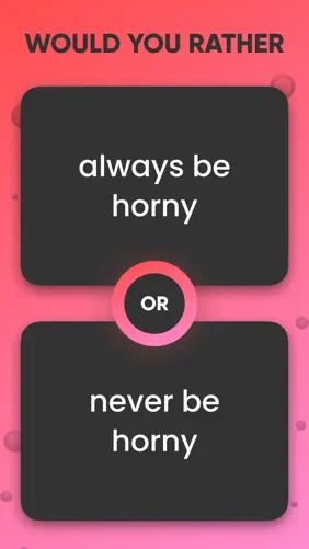 Would You Rather? Adult screenshot 1