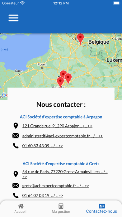 ACI comptabilité à Montreuil Screenshot
