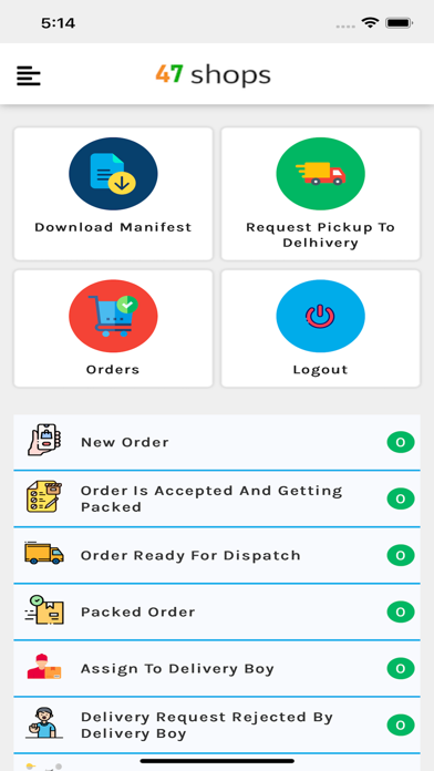 Orders Manager Screenshot