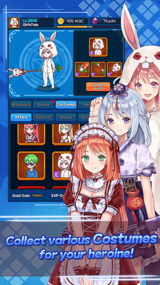 #5. Girls Tale: Idle Action RPG (iOS) 由: CheolHee Jung