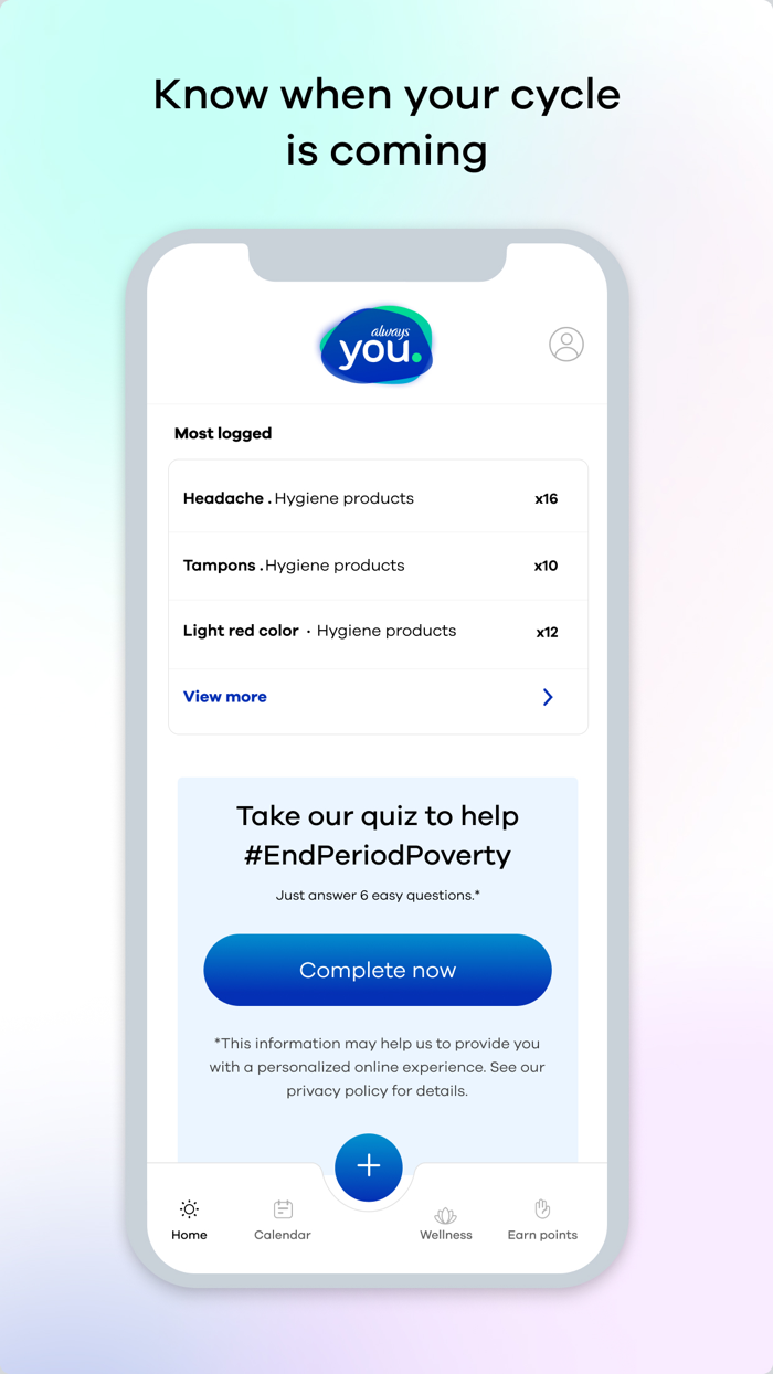 Always You Period Tracker