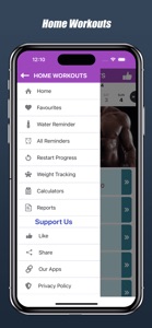 Home Workouts Body Building screenshot #6 for iPhone