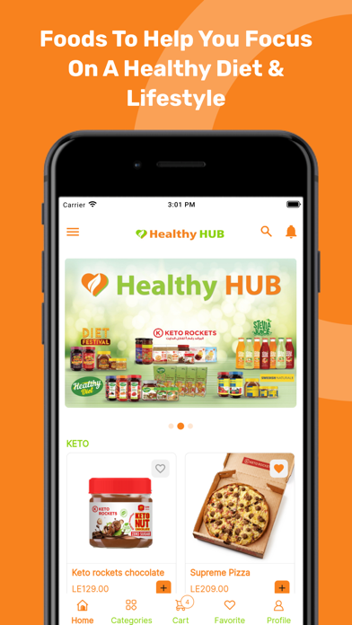 Healthy-Hub Screenshot