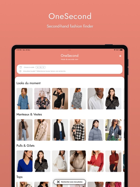 OneSecond-Mode de seconde main
