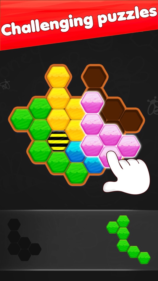 #5. Honeycomb Hexa Block Puzzle (iOS) Podle: Rohit Makadia