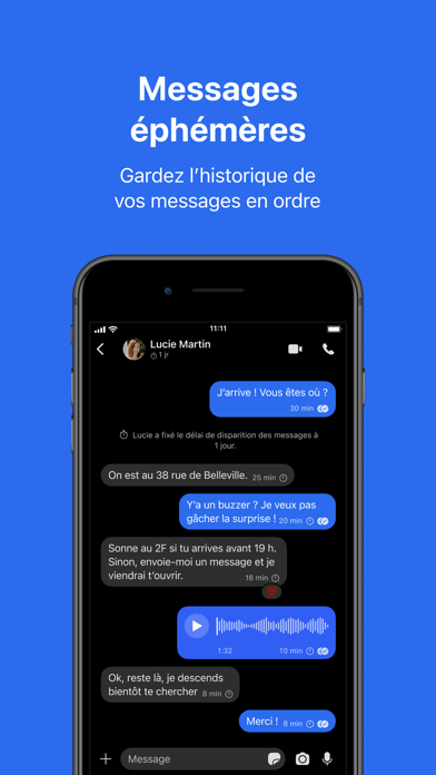 Screenshot #2 pour Signal - Messagerie privée