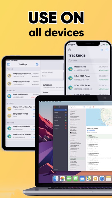 Package Tracker App – Parcel Screenshot