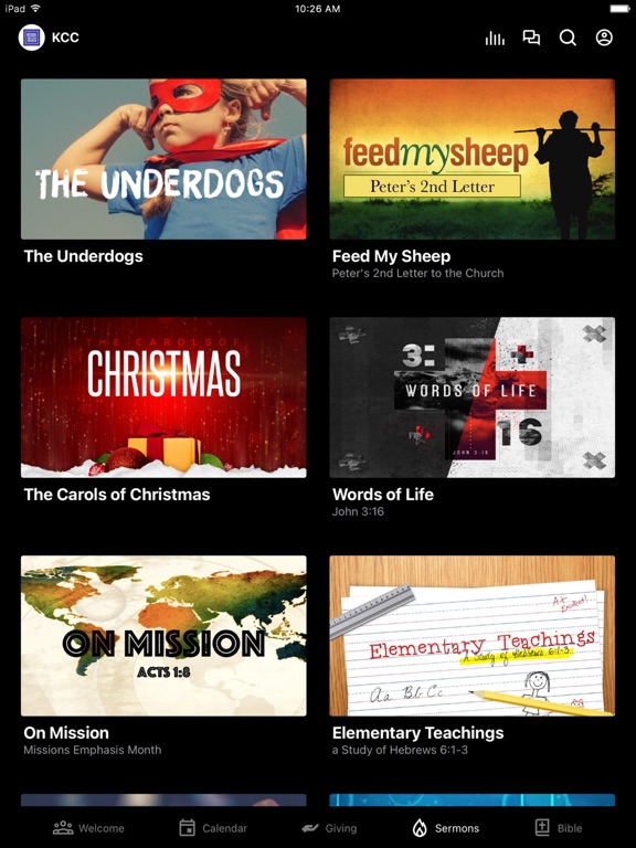 Kenai Christian Church iPad screenshot 3 - Education app
