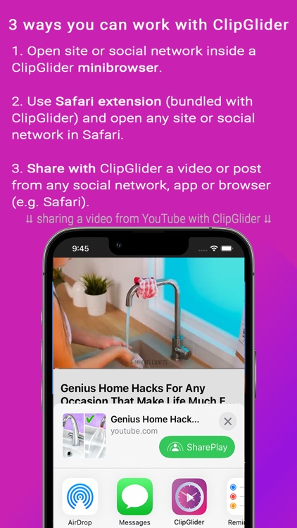 ClipGlider - 1.5x video speed screenshot-5