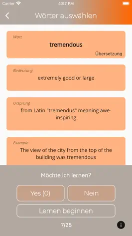Game screenshot Advanced English Vocabulary mod apk