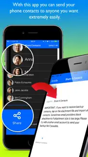 easy share contacts pro-backup iphone screenshot 2