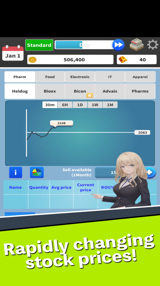 #1. Stock Game-Capitalism (iOS) 由: SangYeob Yeom