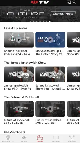Game screenshot Selkirk Pickleball TV hack