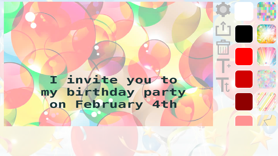 #4. Create birthday invitation (iOS) 由: Mireia Lluch Ortola