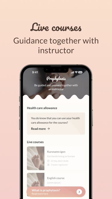 ELSA birth app Screenshot