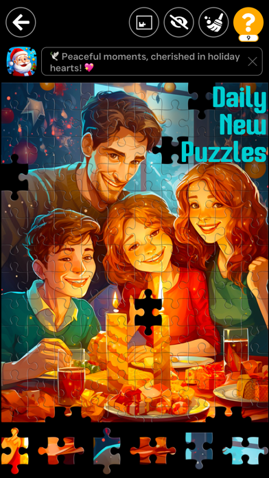 Christmas Jigsaw Puzzles Games Screenshot