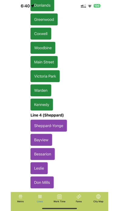 Toronto Metro Map Screenshot