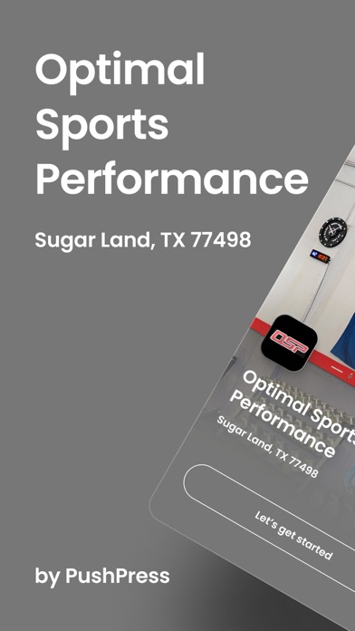 Optimal Sports Performance Screenshot