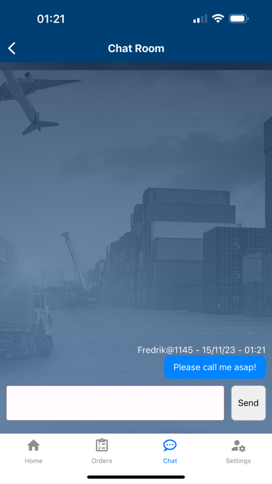 LTMS - Driver App Screenshot