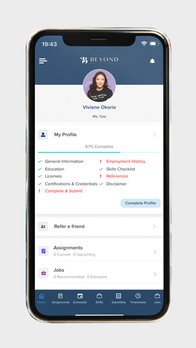 BeyondStaff Nursing Jobs Screenshot